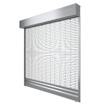 Grille métallique à tubes droits