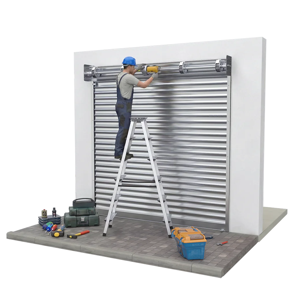 motorisation rideau métallique